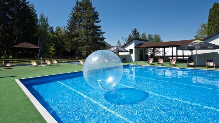 Aquazorbing ve Sporthotelu Kácov