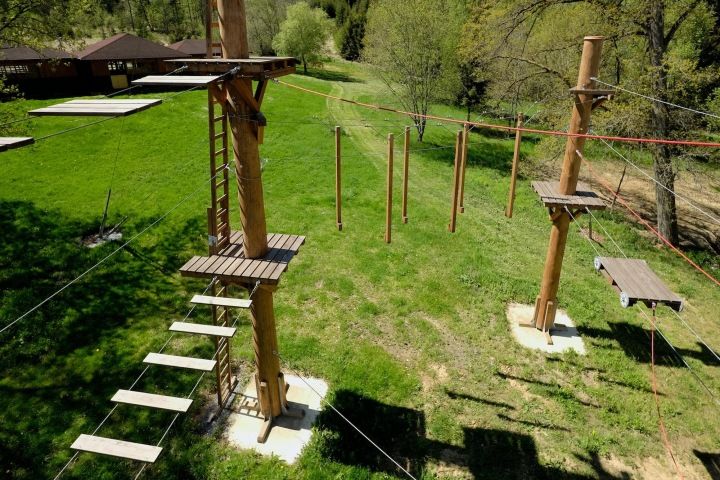 Lanový park ve Sporthotelu Kácov