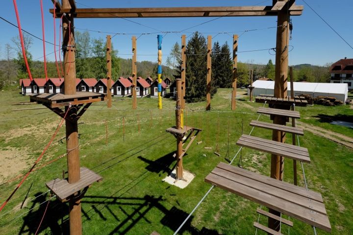 Lanový park ve Sporthotelu Kácov